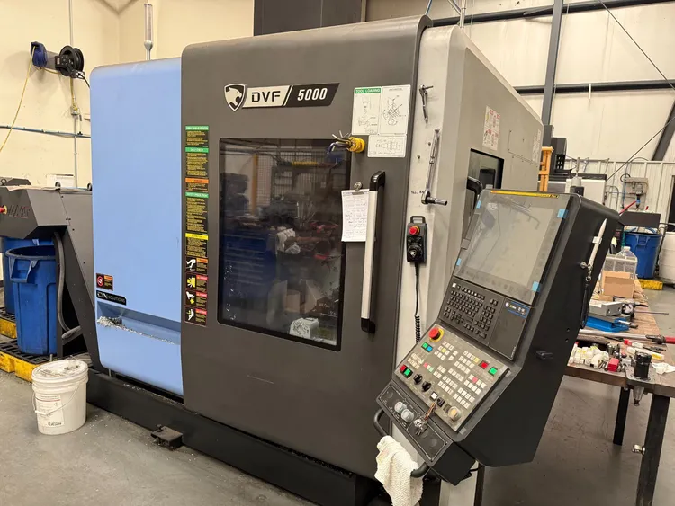 2024 DN SOLUTIONS DVF 5000 Vertical Machining Centers (5-Axis or More) | Machine Tool Emporium