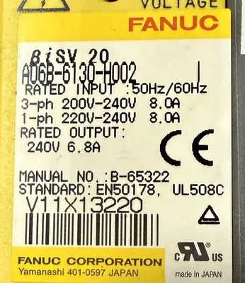 FANUC A06B-6130-H002 Servo Drives | Great American Equipment Company (5)
