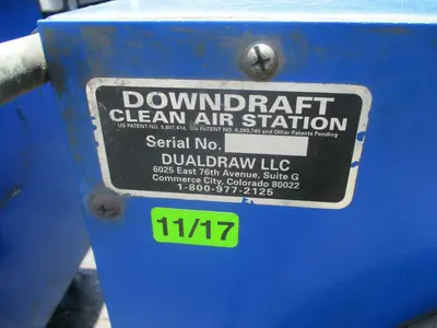 DualDraw, downdraft clean air station