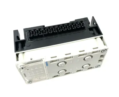USED FESTO MANIFOLD BLOCK 195704 W/ CPX-GE-EV INTERLINK BLOCK