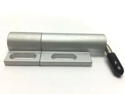 Aluminum Mini Door Latch 2-1/2" L x 1-1/2" W Mount Plate - Open box