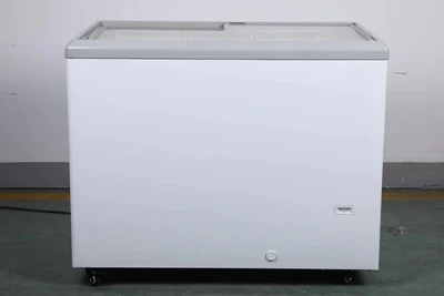 168-0046 FDF12.4CF 41" Sliding Glass Self Contained Chest Freezer