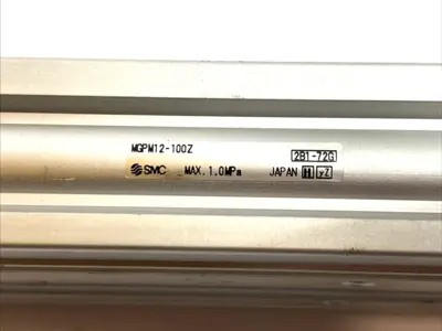 USED SMC COMPACT GUIDED CYLINDER 12MM BORE 100MM STROKE