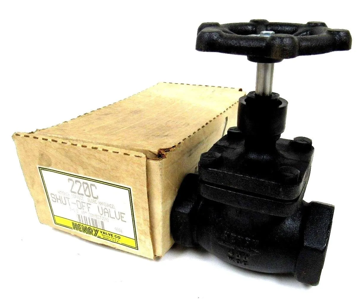 NEW HENRY 220C SHUT OFF VALVE A230-1C SIZE 1-1/2" FPT CONNECTIONS