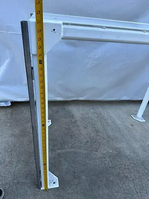 BOC EDWARDS CLEANROOM PUMP STAND WITH EARTHQUAKE BRACKETS