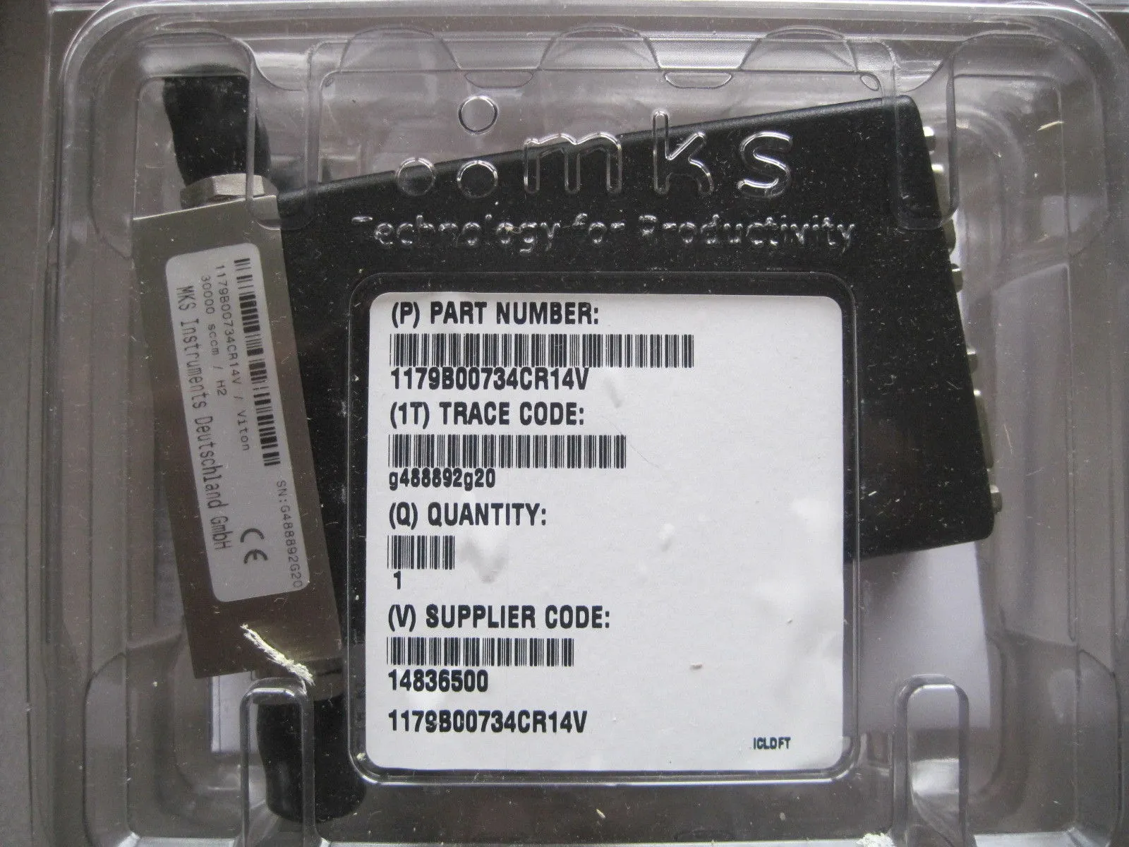 NEW MKS 1179B00734CR14V MASS FLOW CONTROLLER