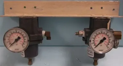 QTY. 2. FISHER CONTROLS PRESSURE REGULATOR, TYPE: ...