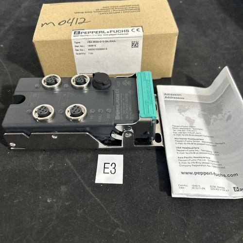 NEW PEPPERL & FUCHS VBA-2E2A-G12-ZAJ/EA2L