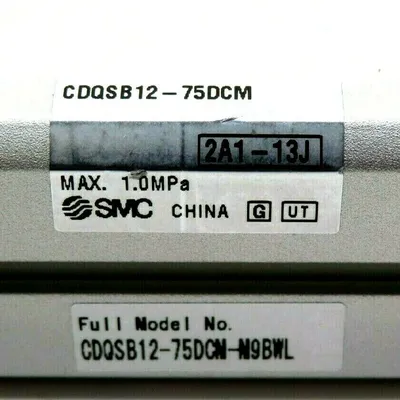 NEW SMC CDQSB12-75DCM-M9BWL COMPACT CYLINDER CDQSB12-75DCM CDQSB1275DCMM9BWL