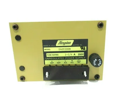 NEW ACOPIAN U40Y200M POWER SUPPLY