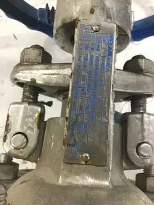 VELAN 8512-001 3″ Gate Valve Class 150 WCB Flanged API 600