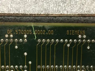 USED SIEMENS 570 205 9101, GE.570205.0002.00, 5708060802.71