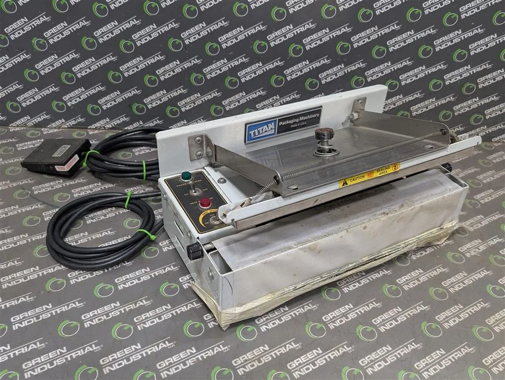 PAC / Audion Automation 312 Constant Heat Electric Bag Sealer 902121 12" Used