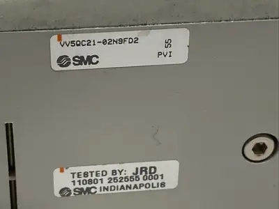 VV5QC21-02N9FD2 | SMC  Pneumatic Manifold 2-Station w/ D-Sub Connector - Used