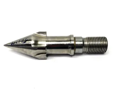 USED NISSEI INJECTION MOLD SCREW TIP 56MM MISSING ASSEMBLY PARTS
