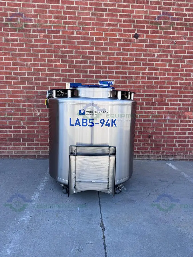 USED WORTHINGTON INDUSTRIES LABS-94K  LIQUID NITROGEN CRYOGENIC STORAGE TANK