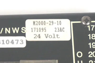 USED SELCO/ NWS M2000-29-10 ENGINE CONTROLLER 171095, 23AC, 24V, M20002910