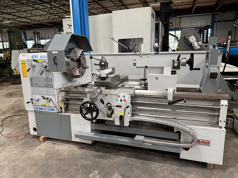 Used 2014 Lion 30CU/CU802-1500, 4" Hole Taper, Gap, Steady & Foll Gap Lathes New Jersey US | Machinery Values #1334550