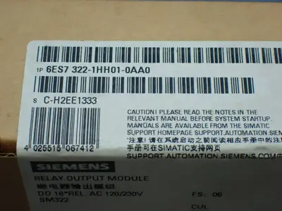 NEW SIEMENS 6ES7 3221HH010AA0