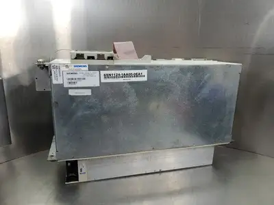 USED Siemens 6SN1124-1AA00-0EA1 Simodrive W/ 6SN1118-0DG33-0AA1 Module