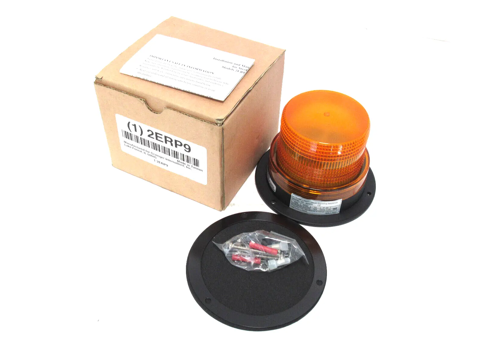 NEW CHING MARS 2ERP9 WARNING LIGHT 12-48VDC AMBER