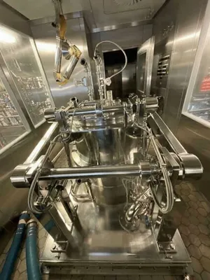 Ellerwerk 734 C cGMP perforate basket centrifuge, 316SS.