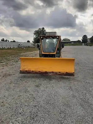 USED CQM 8 FT. TRIP EDGE SNOWPLOW FOR TRACKLESS VEHICLE