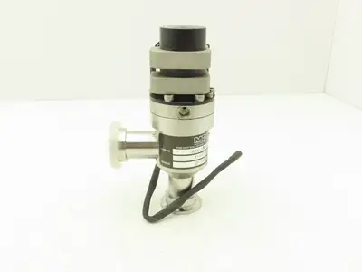 MDC KAV-100-P-02 Pneumatic Angle Solenoid Valve High Vacuum 1" Connection