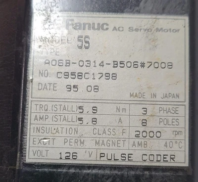 Used FANUC HA-FF43 Servo Motors | Amiron Machinery #736716