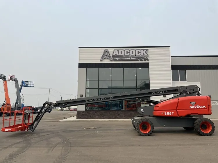 New | in-Stock 2026 SKYJACK SJ86 T TELESCOPIC BOOM LIFT Telescopic Boom Lifts Alberta CA | Adcock Equipment #1418042