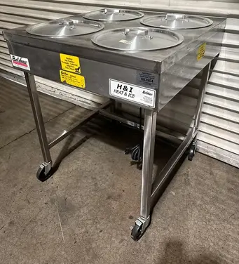 105-0005 Belshaw H&I- 4 Heat & Ice bowl Icer Table