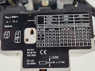 USED Moeller PKZM0-1,6