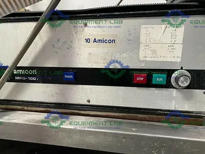 USED TANGENTIAL FLOW FILTRATION SKID W/ WAUKESHA 018-UL PUMP & GE MAXCELL CARTRIDGE
