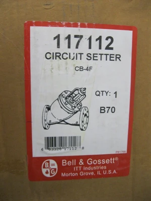 NEW Bell & Gossett CB-4F
