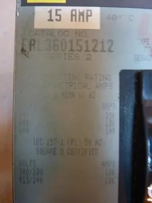 USED SQUARE D FAL360151212