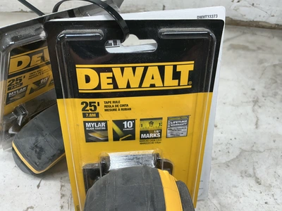 (4) DeWalt 25' Tape Measures