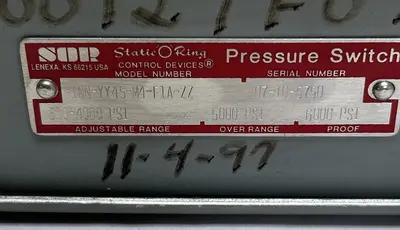 New | in-Stock SOR 1NN-YY45-M4-F1A-ZZ Miscellaneous Equipment (Electrical & Power) Ohio US | Surplus Asset Holdings #1241547