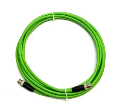 USED LUMBERG AUTOMATION PROFINET DOUBLE ENDED CONNECTION CABLE
