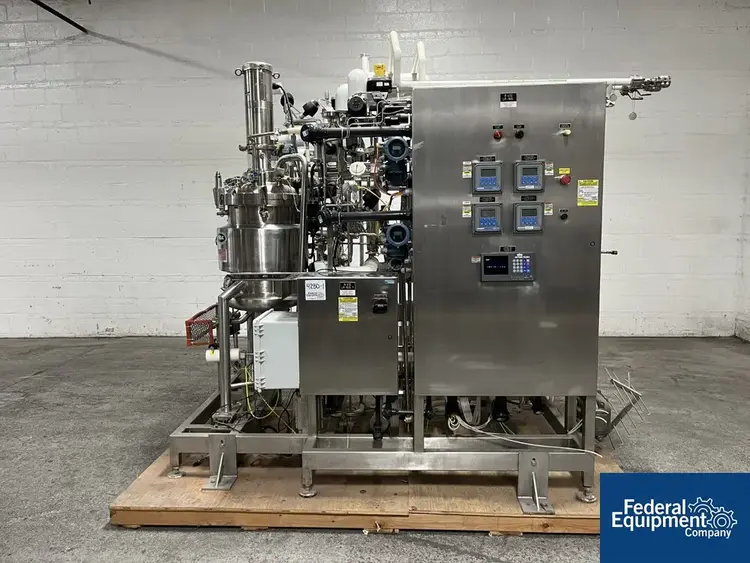 Used T & C Stainless 60 Liter T & C Reactor Skid, 316L S/S, 45/150# Reactors Ohio US | Federal Equipment Company #127026