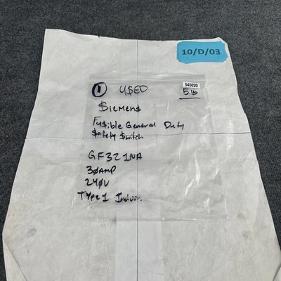 Used Siemens GF321NA Disconnects California US | Davliegogo LLC #1706719