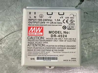 New | in-Stock MEANWELL DR4524 DIN Rail Power Supplies Ohio US | HGR 24 #1316435