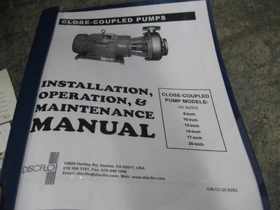 New | in-Stock Discflo 402-14 Pumps New Hampshire US | Bitter End Trading #1453022