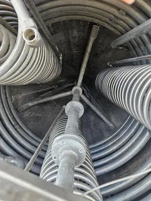 Used 800 Gallon Jacketed Tank, Stainless Steel, With Scrape Agitation