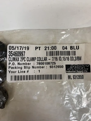 NEW CLIMAX METAL PRODUCTS 2C-050