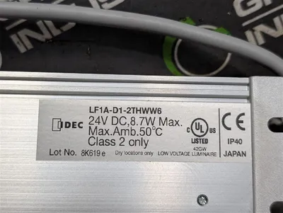 idec LF1A-D1-2THWW6 LED Energy Efficient Illuminated Light Strip New NIB