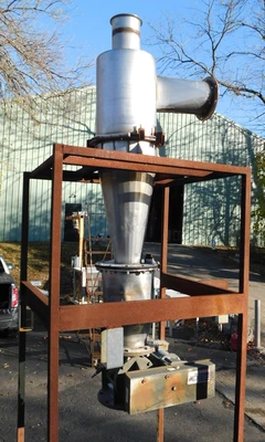 USED STAINLESS STEEL CYCLONE 14" X 24"