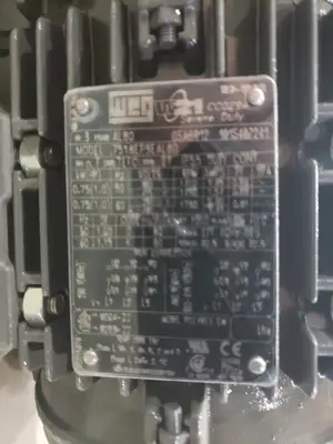 0.75 hp, 230/460 volts, 1400 rpm, AL80 Severe Duty Electric Motor
