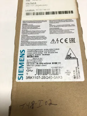 Siemens 3RK1107-2BQ40-0AA3 ASI Analog Output Module