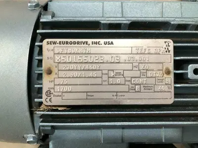 Sew Eurodrive R147R77DT80K4TH Helical Gear Speed Reducer Ratio: 4926:1