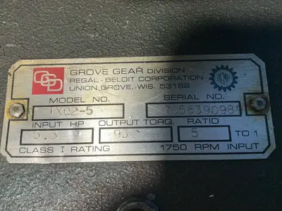Used GROVE GEAR TXQ25 Motors (misc) Ohio US | HGR 24 #1315065